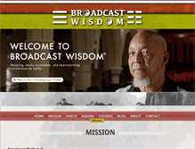 Tablet Screenshot of broadcastwisdom.com